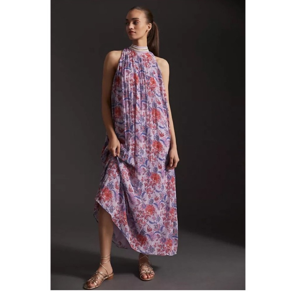 Pinnacle by Shruti Sancheti | Printed Halter Maxi Dress | NWT